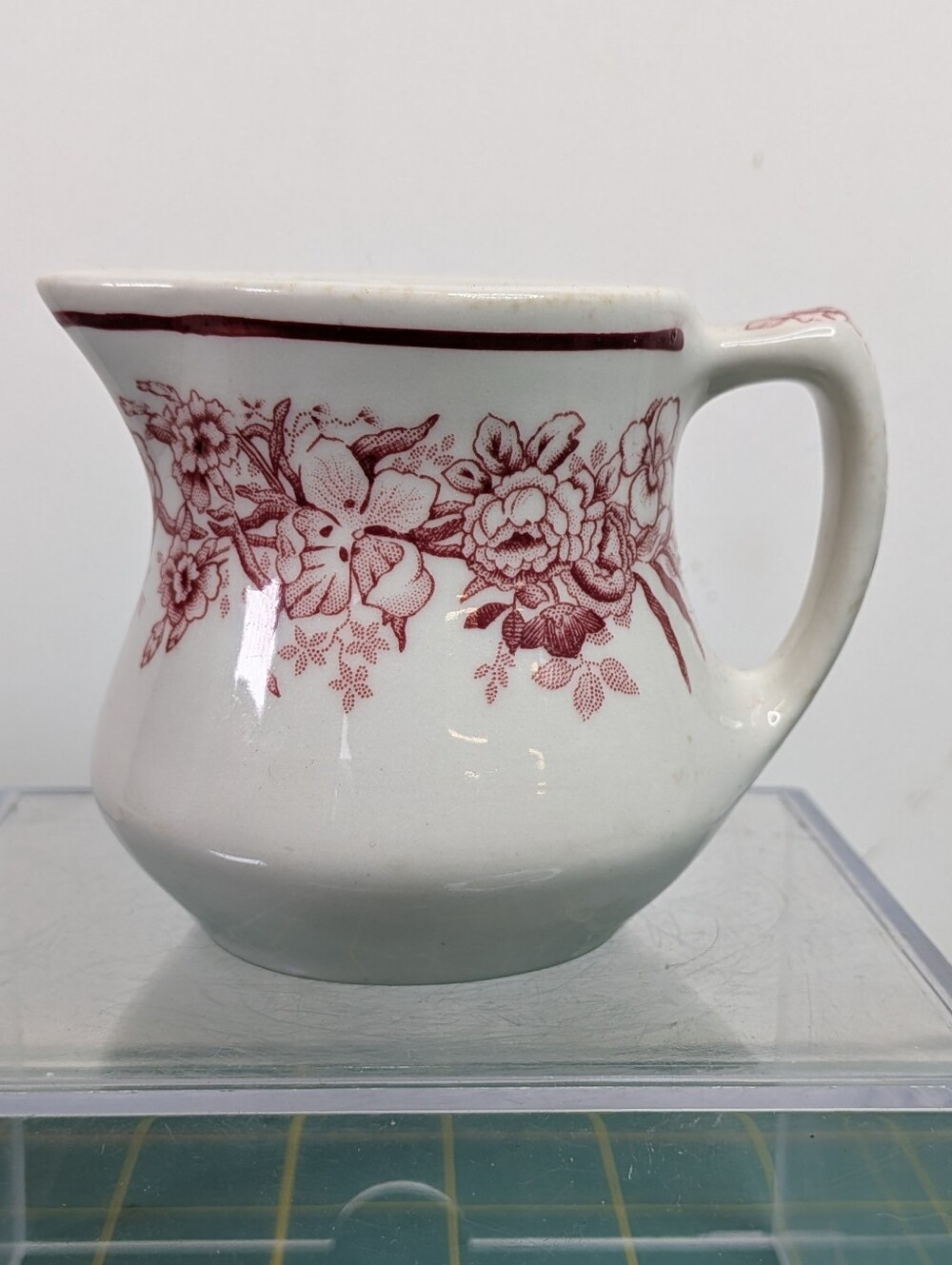 Vintage Shenango China Floral Creamer